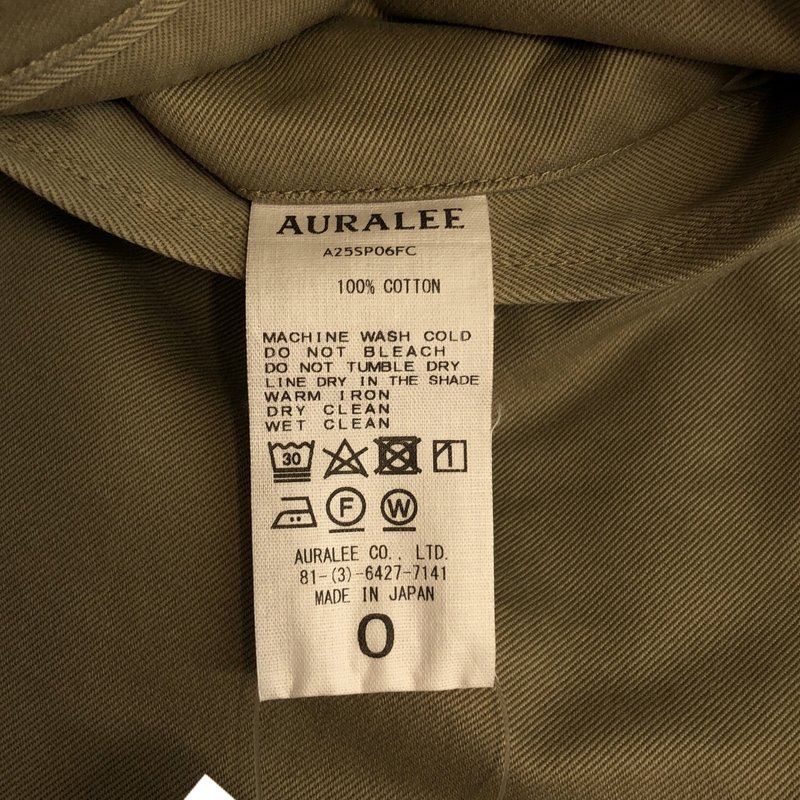 AURALEE / オーラリー | 2025SS | WASHED FINX CHINO NARROW PANTS / ウォッシュドフィンクス チノナローパンツ | 0 | レディース