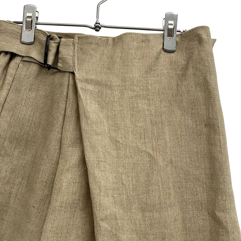 HYKE / ハイク | 2022SS | LINEN WRAP PANTS / リネン ラップパンツ | 2 | レディース