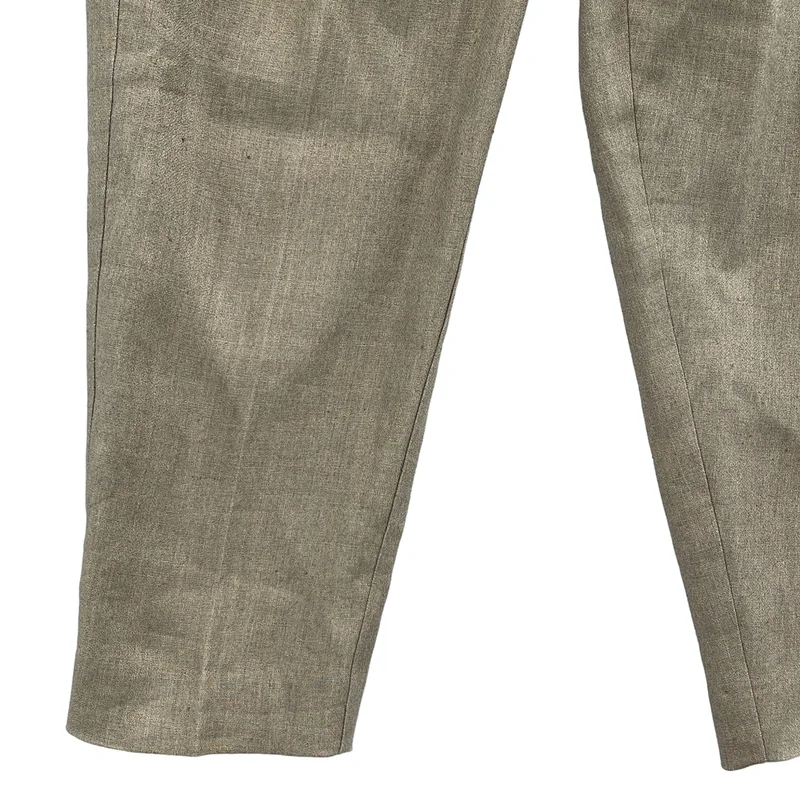 HYKE / ハイク | 2022SS | LINEN WRAP PANTS / リネン ラップパンツ | 2 | レディース