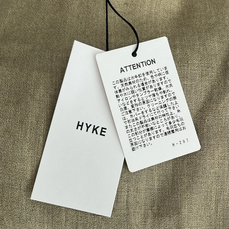 HYKE / ハイク | 2022SS | LINEN WRAP PANTS / リネン ラップパンツ | 2 | レディース