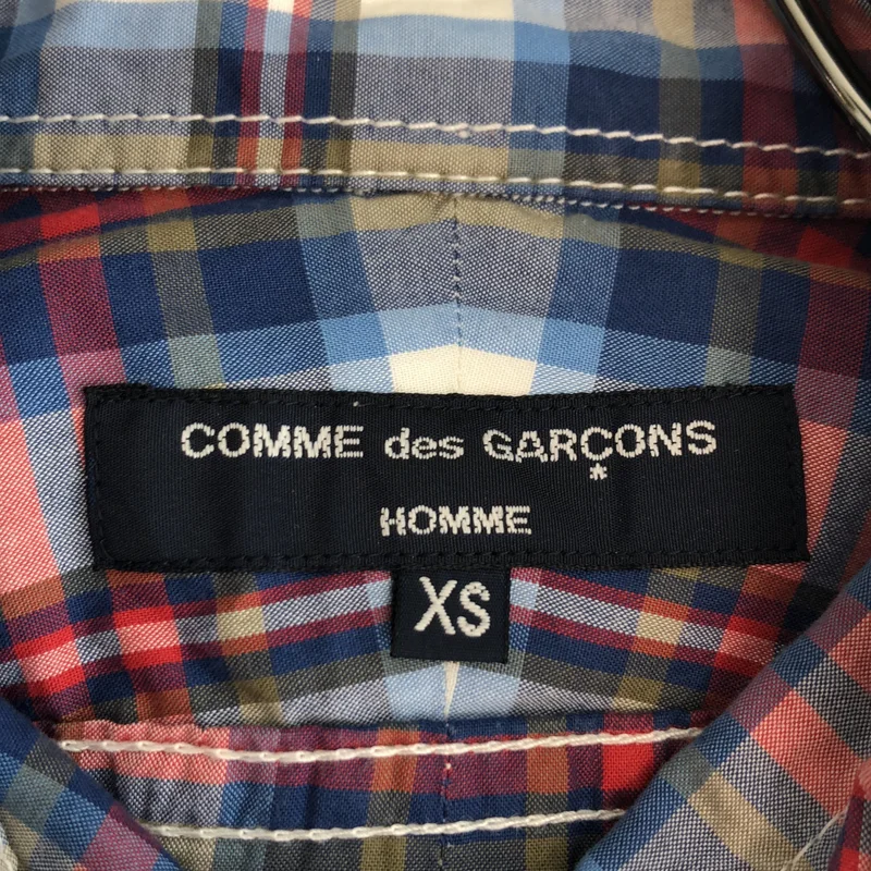 COMME des GARCONS HOMME / コムデギャルソンオム | 2013SS | コットン チェック ボタンダウン シャツ | XS | メンズ