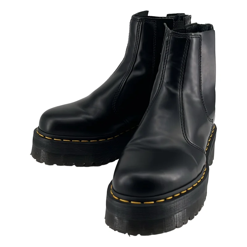 Y's / ワイズヨウジヤマモト | × Dr.Martens / スムースレザー バックジップ チェルシーブーツ | 6 | レディース