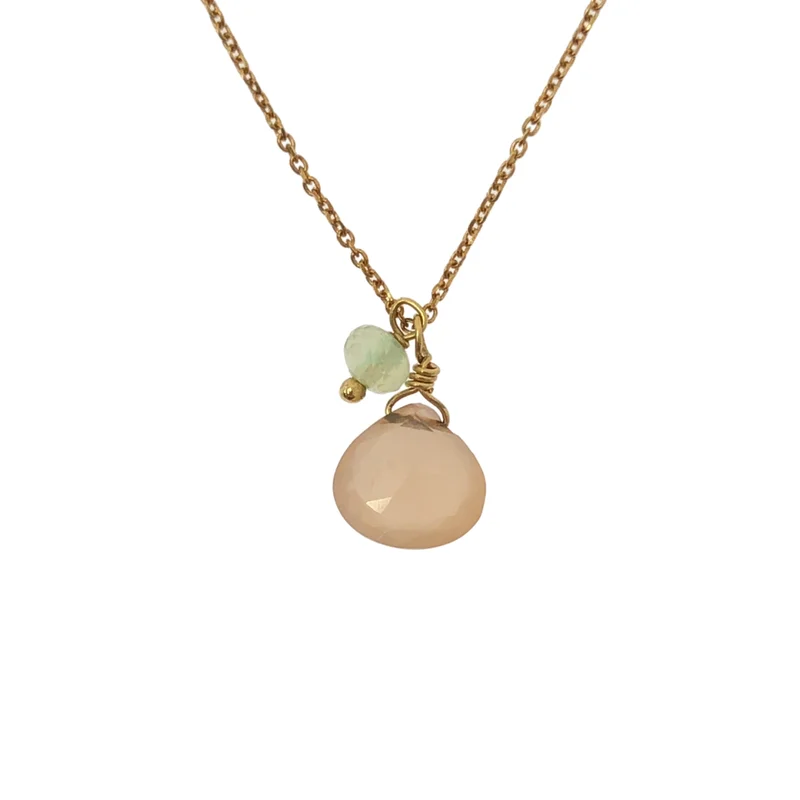 Sweet Pea / スイート ピー | H.P.FRANCE取扱 天然石 ストーン ネックレス / 18K |