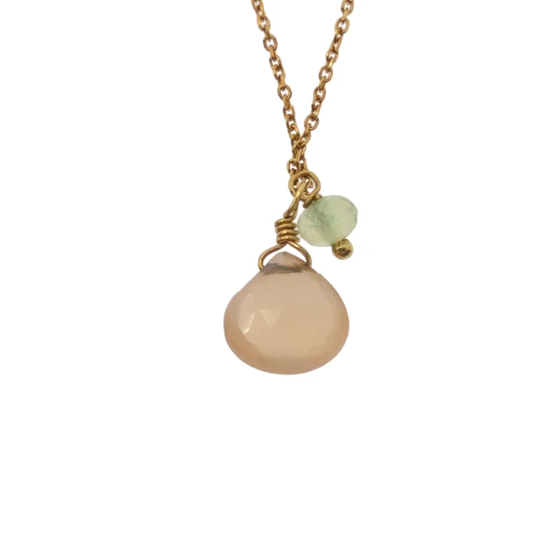 Sweet Pea / スイート ピー | H.P.FRANCE取扱 天然石 ストーン ネックレス / 18K |