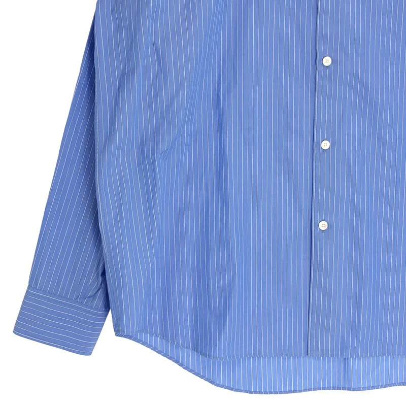 AURALEE / オーラリー | 2024SS | SUVIN HIGH COUNT CLOTH STRIPE STAND COLLAR SHIRT / スビンコットン ハイカウント クロスストライプ スタンドカラーシャツ | 5 | メンズ