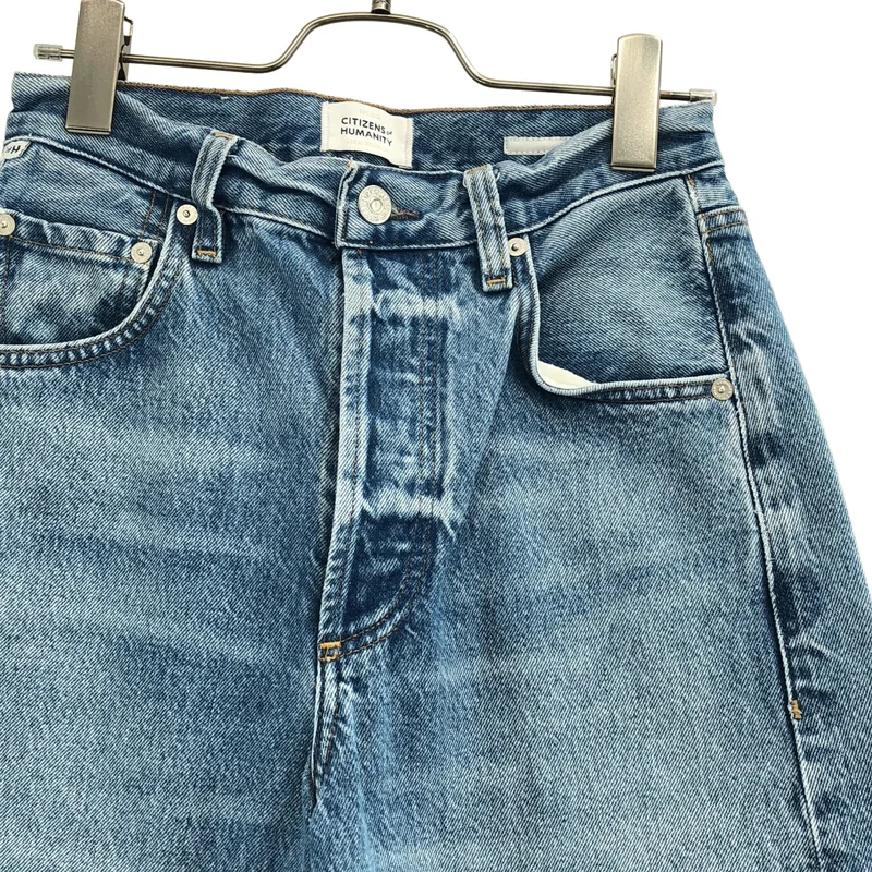 CITIZENS OF HUMANITY / シチズンズ オブ ヒューマニティー | 2025SS | AYLA RAW HEM CROP D カットオフ デニムパンツ | 24 | レディース