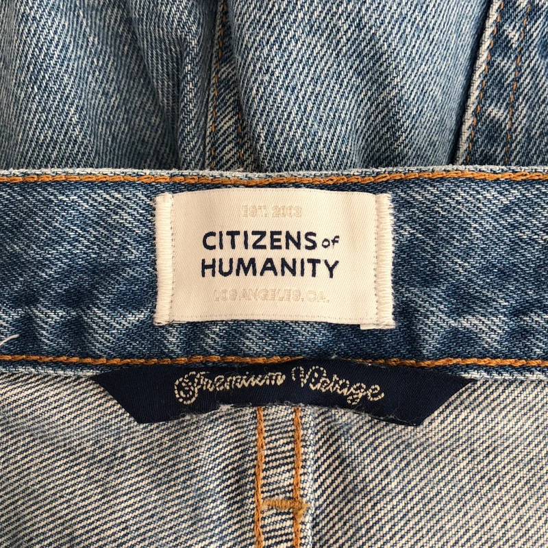 CITIZENS OF HUMANITY / シチズンズ オブ ヒューマニティー | 2025SS | AYLA RAW HEM CROP D カットオフ デニムパンツ | 24 | レディース