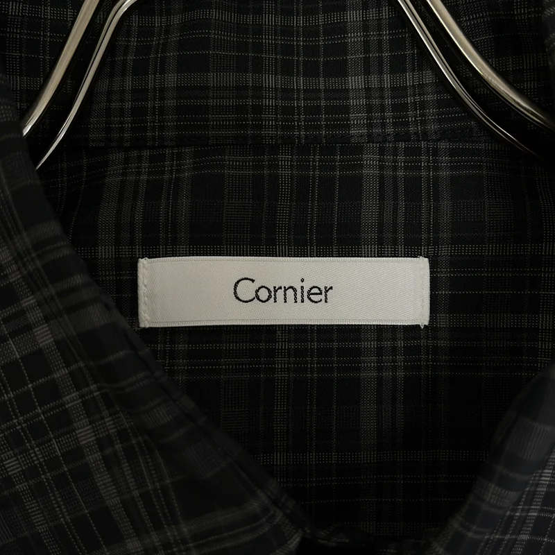 CORNIER / コルニエ | チェック オーバーシルエット シャツ | L | メンズ