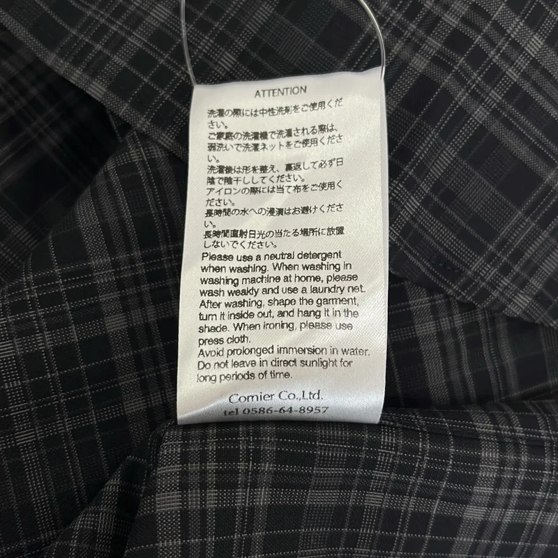 CORNIER / コルニエ | チェック オーバーシルエット シャツ | L | メンズ