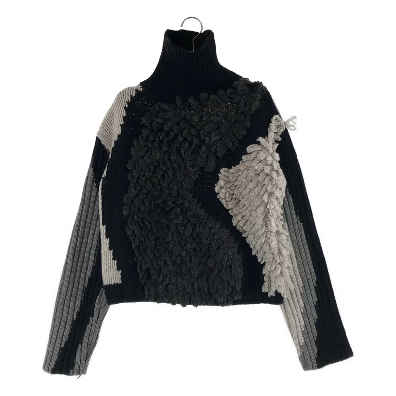 LEINWANDE / ラインヴァンド | Landscape Intarsia Knit Top ランドスケープインターシャニット | F | レディース