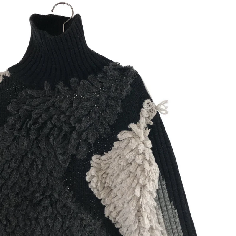LEINWANDE / ラインヴァンド | Landscape Intarsia Knit Top ランドスケープインターシャニット | F | レディース
