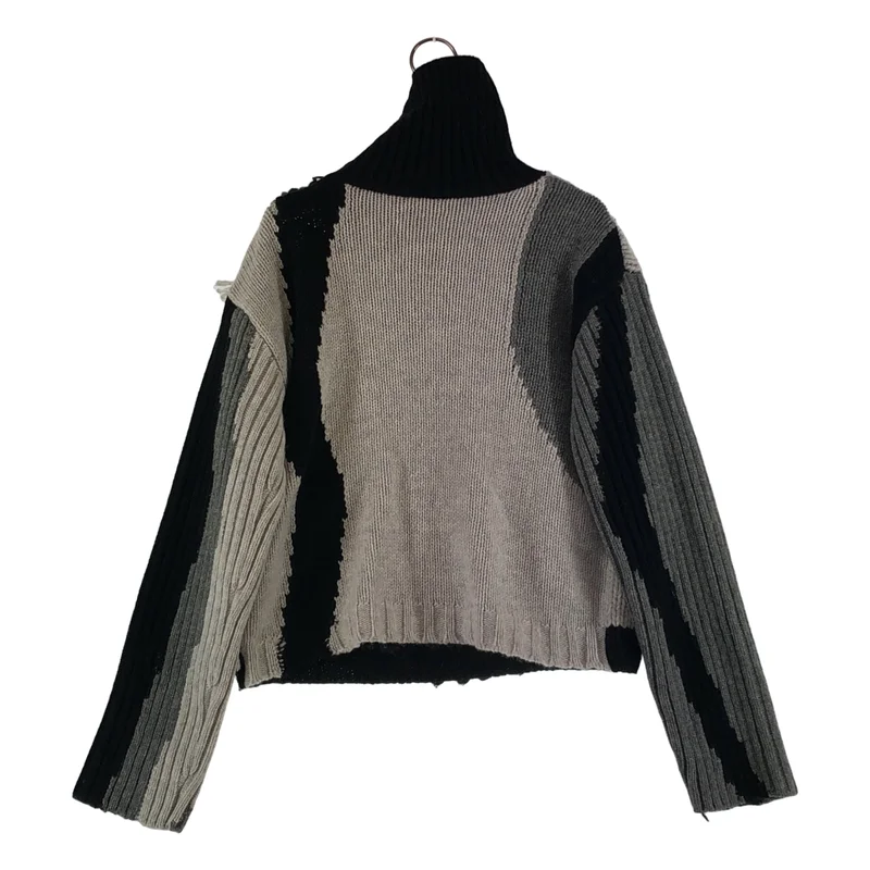 LEINWANDE / ラインヴァンド | Landscape Intarsia Knit Top ランドスケープインターシャニット | F | レディース