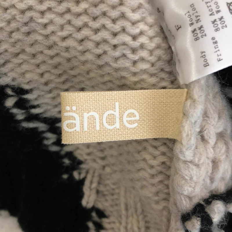 LEINWANDE / ラインヴァンド | Landscape Intarsia Knit Top ランドスケープインターシャニット | F | レディース