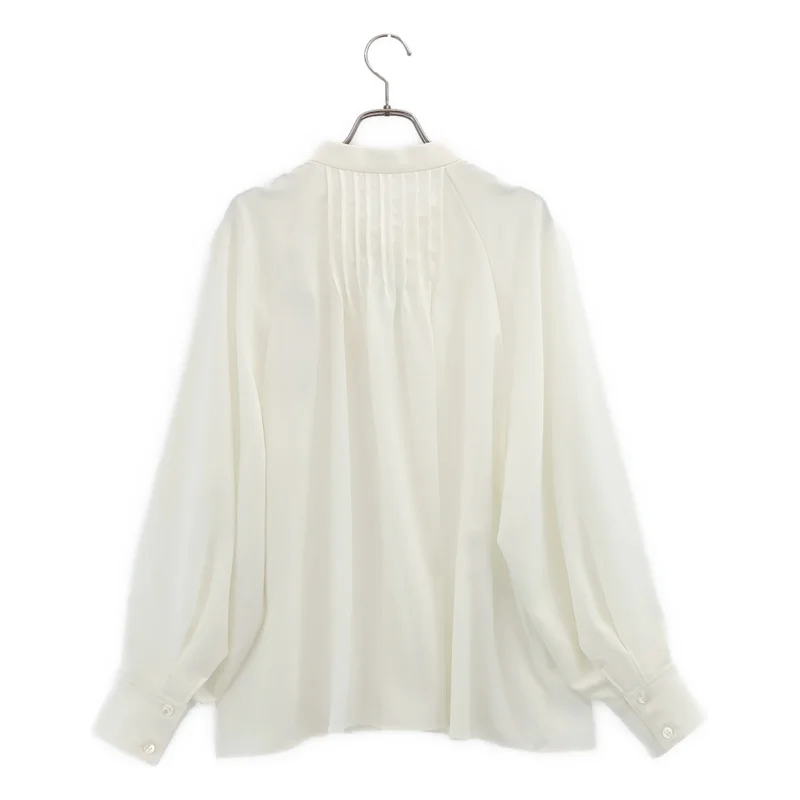 ADORE / アドーア | バックサテンジョーゼットブラウス シャツ | 38 | レディース