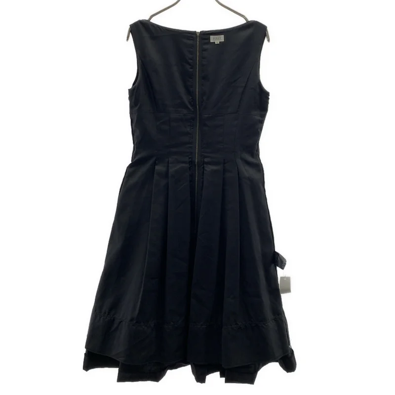 FOXEY BOUTIQUE / フォクシーブティック | ノースリーブ バックジップ ボリューム ドレス ワンピース / 総裏地 | 40 | レディース