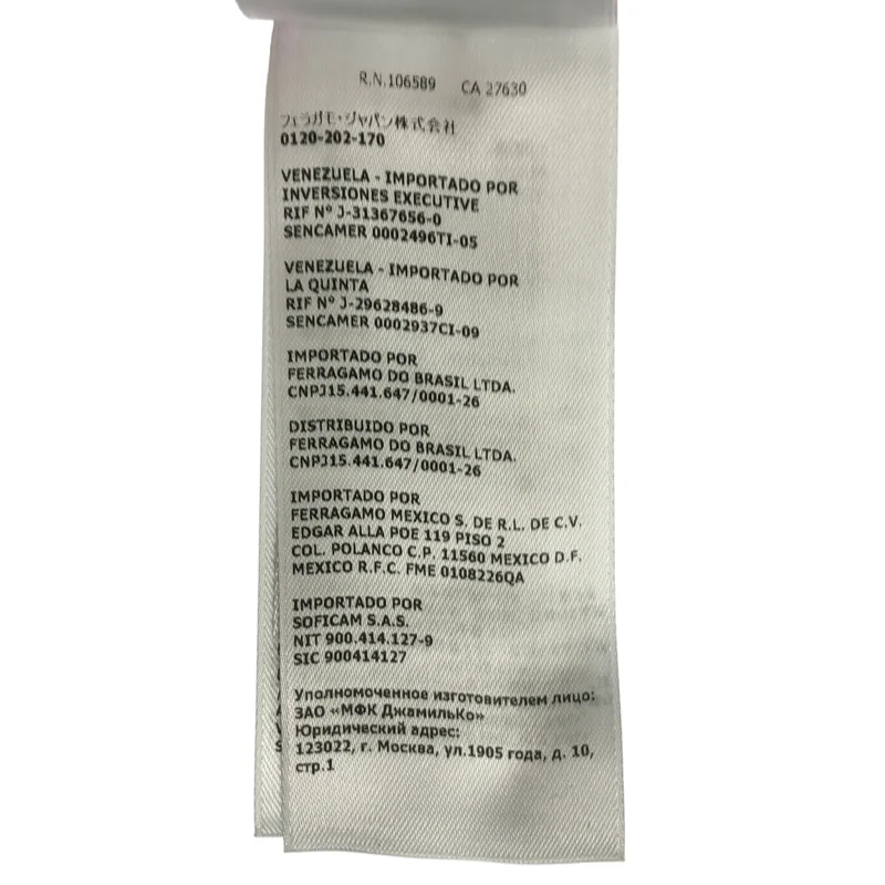 FERRAGAMO / フェラガモ | チェック シアーシャツ_長袖 0765202 | 38 | レディース