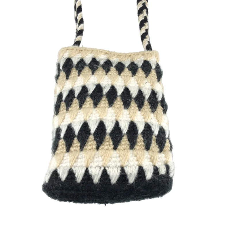 MARNI / マルニ | 2023SS | チェスボード ニット ショルダーバッグ |