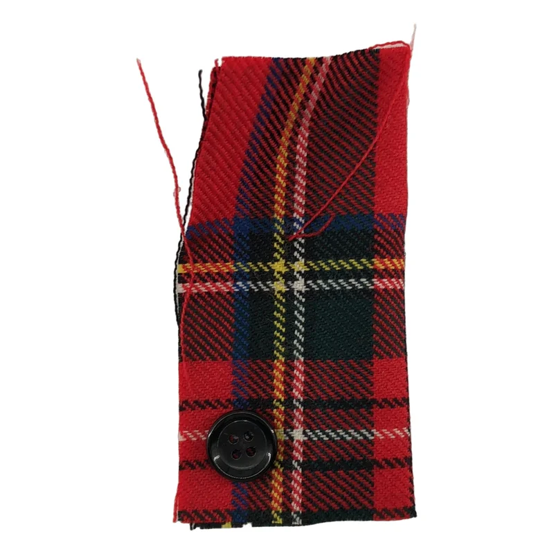tricot COMME des GARCONS / トリココムデギャルソン | 2017AW | ウール チェック パターン切り替え サイドベルトスカート | S | レディース