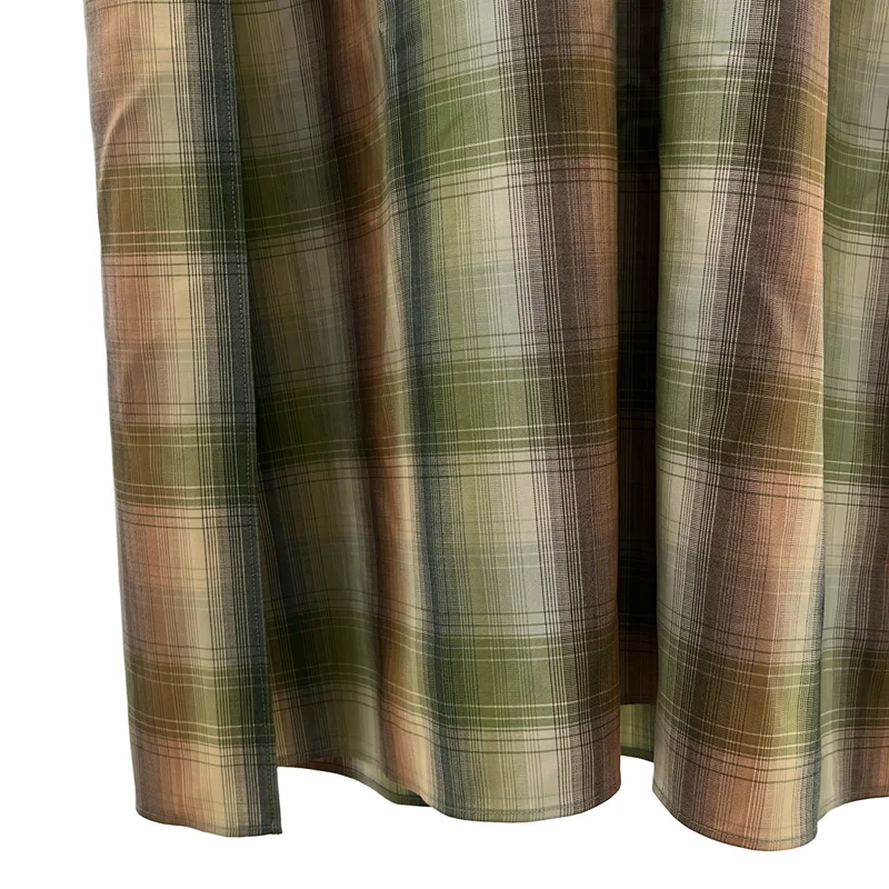 AURALEE / オーラリー | SUPER LIGHT WOOL CHECK MAXI ONE-PIECE チェック シャツワンピース | 1 | レディース
