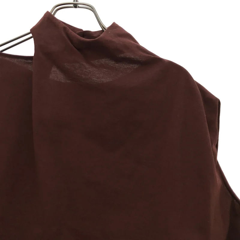 Mame Kurogouchi / マメクロゴウチ | 2025AW | Cotton Jersey Asymmetry Topトップス MM25FW-JS002 | 1 | レディース