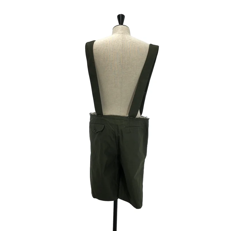 COMME des GARCONS HOMME PLUS / コムデギャルソンオムプリュス | 2015SS | 金ボタン カットオフ ストラップ ショートパンツ ショーツ | M | メンズ