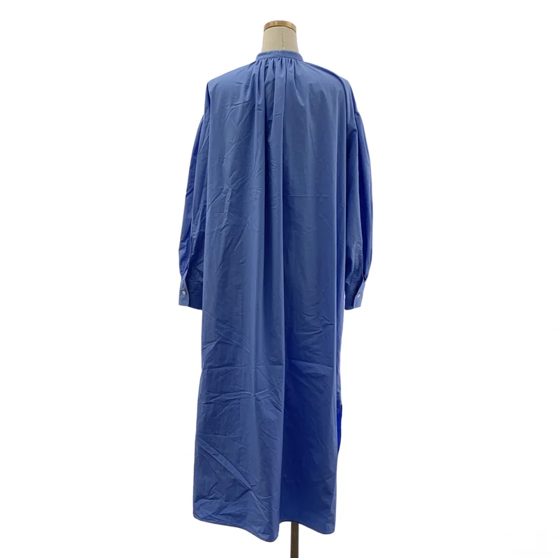 HYKE / ハイク | 2022SS | T/C GATHERED DRESS / コットン混 ギャザードレス | 1 | レディース