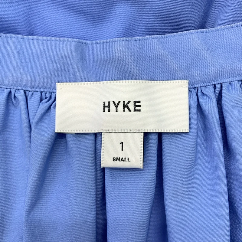 HYKE / ハイク | 2022SS | T/C GATHERED DRESS / コットン混 ギャザードレス | 1 | レディース
