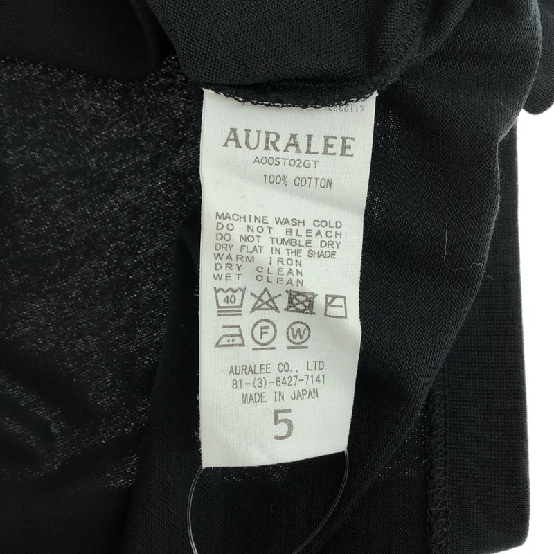 AURALEE / オーラリー | LUSTER PLAITING TEE クルーネック Tシャツ | 5 | メンズ