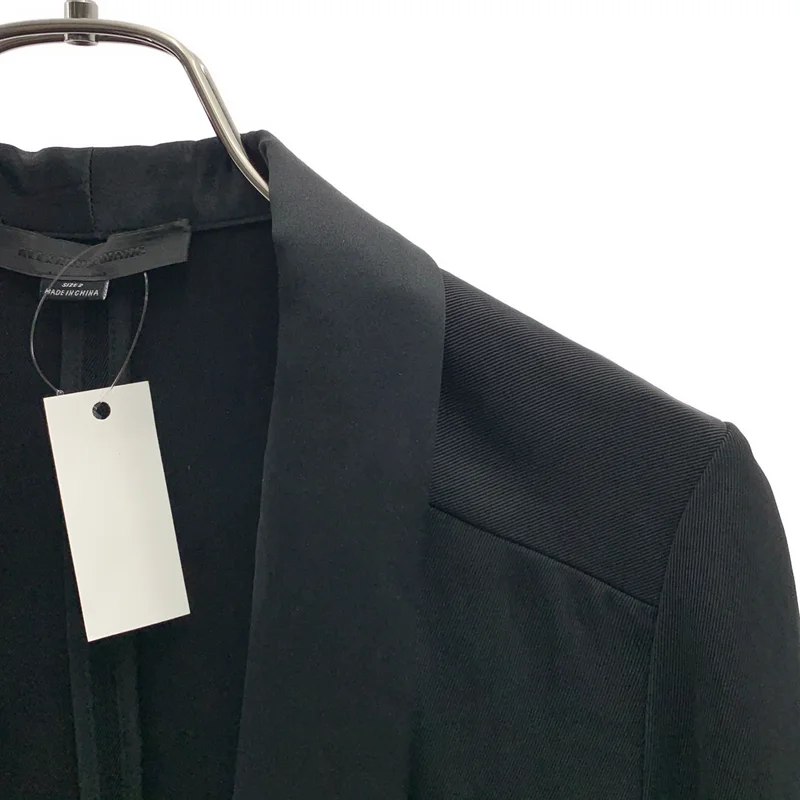 ALEXANDER WANG / アレキサンダーワン | アセテートショートテーラードジャケット | 2 | レディース