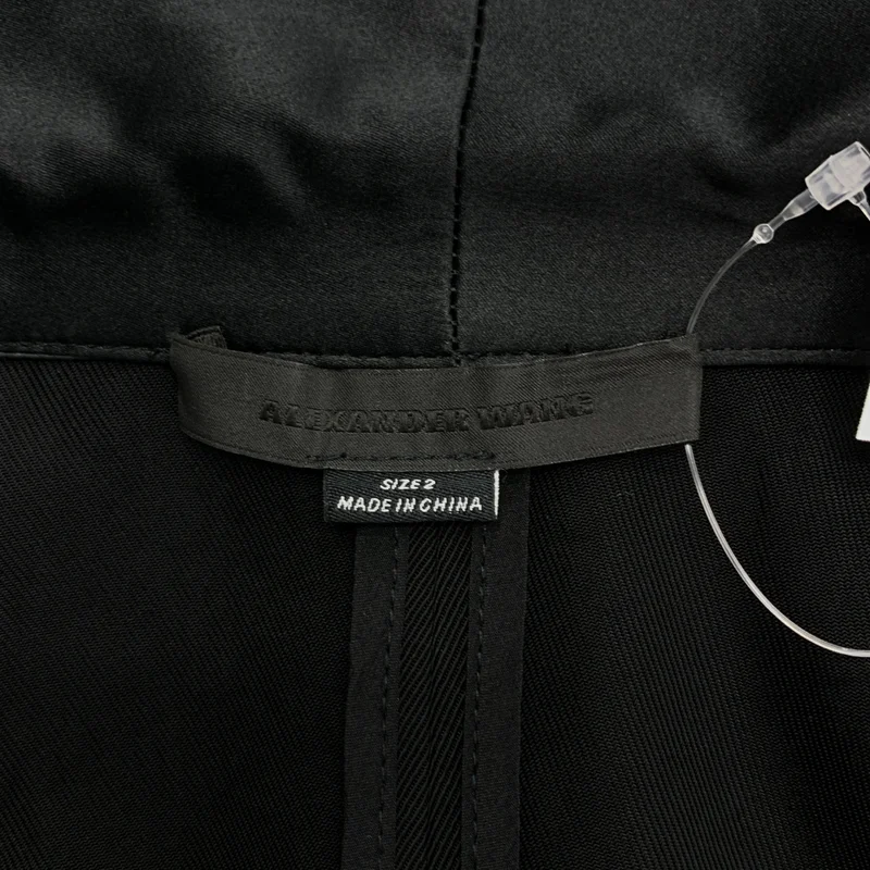 ALEXANDER WANG / アレキサンダーワン | アセテートショートテーラードジャケット | 2 | レディース