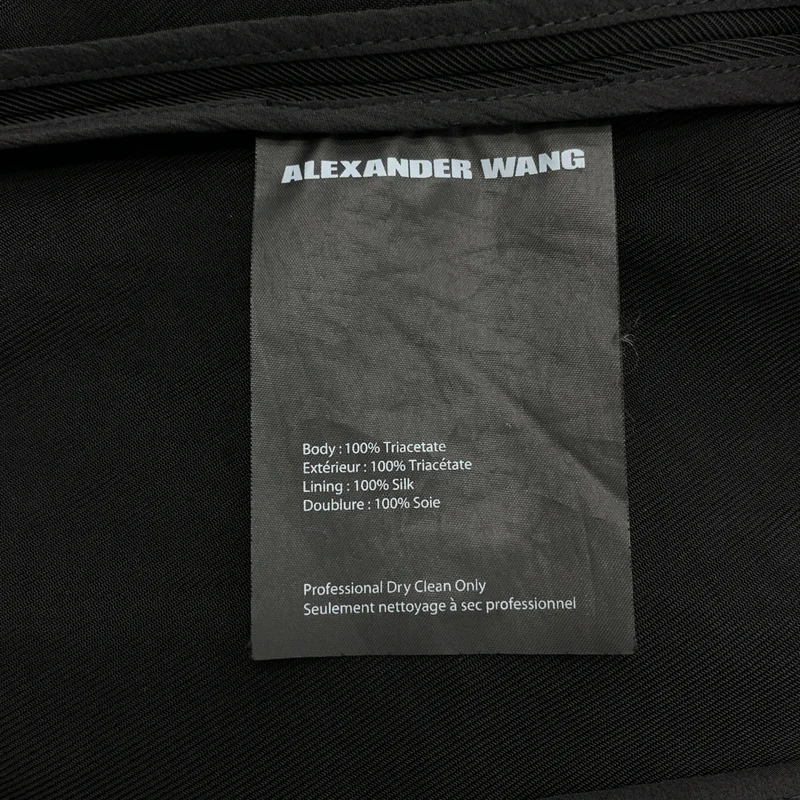ALEXANDER WANG / アレキサンダーワン | アセテートショートテーラードジャケット | 2 | レディース