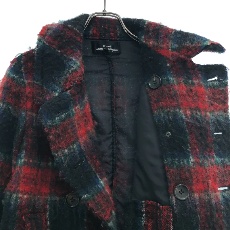 tricot COMME des GARCONS / トリココムデギャルソン | 2004AW | ウール チェック ジャケット TN-C034 | S | レディース