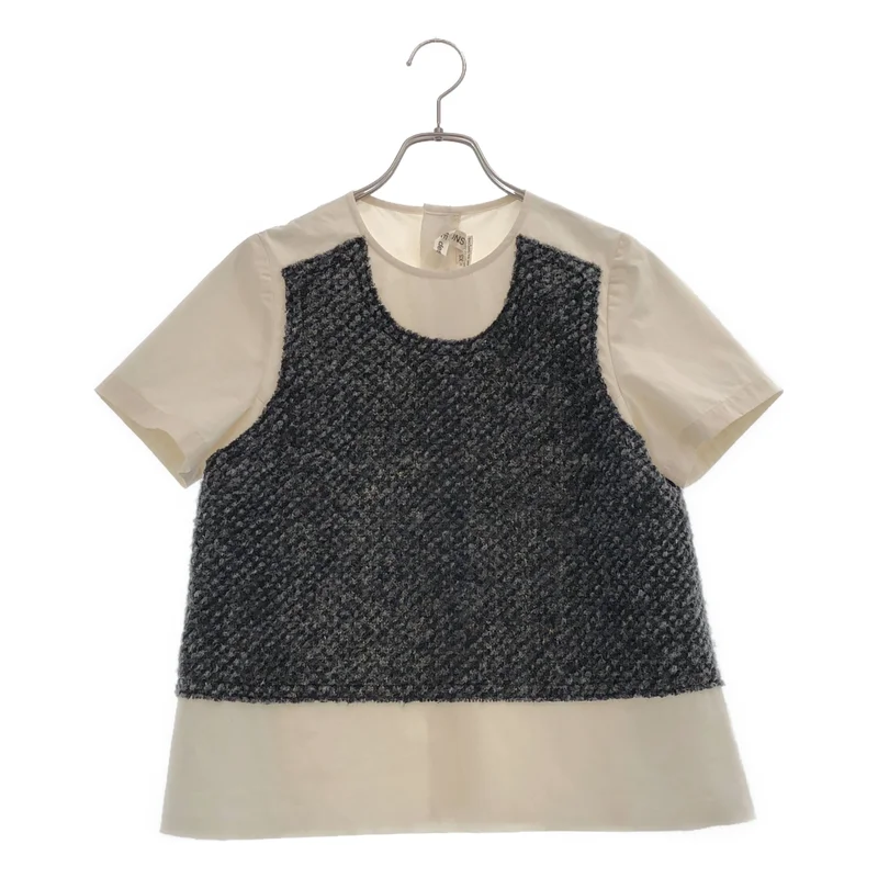 COMME des GARCONS / コムデギャルソン | 2014AW | コットン ウールドッキング シャツ | XS | レディース