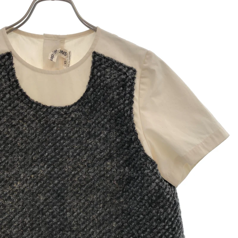 COMME des GARCONS / コムデギャルソン | 2014AW | コットン ウールドッキング シャツ | XS | レディース