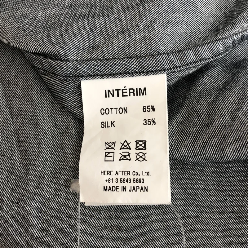 INTERIM / インテリム | アシンメトリー シャンブレーシャツ | 4 | メンズ