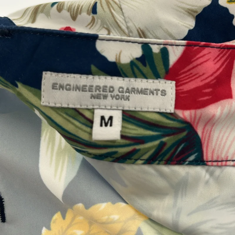 Engineered Garments / エンジニアドガーメンツ | ボタニカルプリント タックショートパンツ | M | メンズ