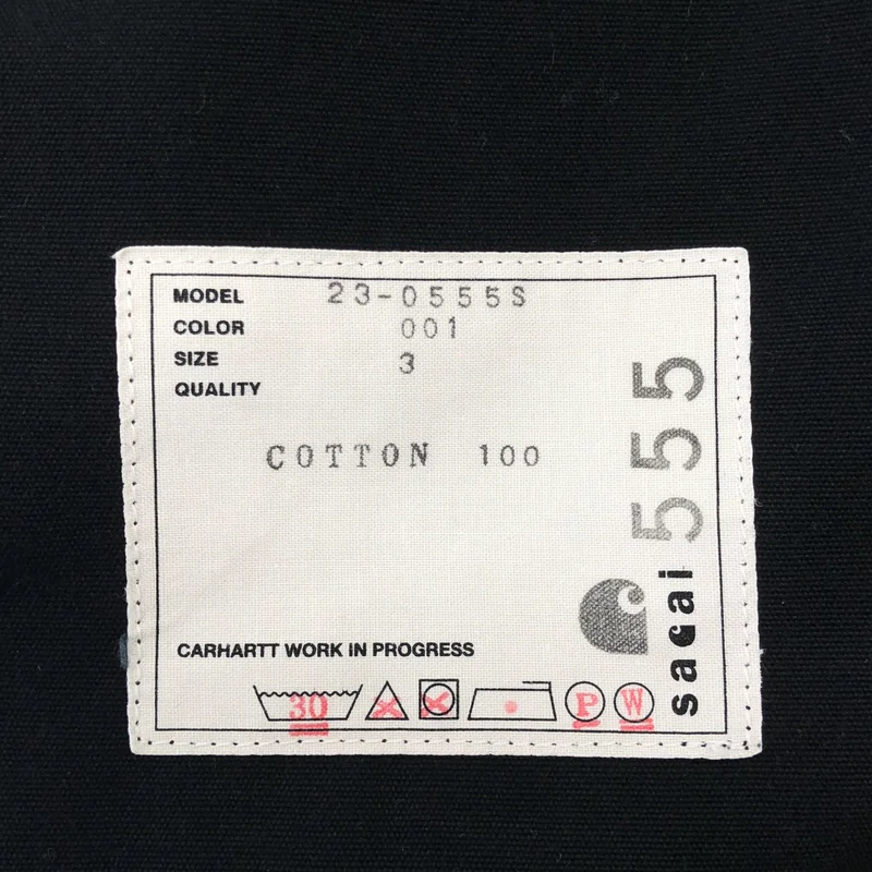 sacai / サカイ | 2023AW | ×Carhartt WIP / Canvas Pants キャンバス ペインターパンツ | 3 | メンズ