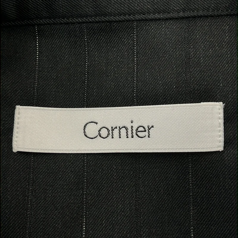 CORNIER / コルニエ | ストライプ ドローストリング プルオーバー | M | メンズ
