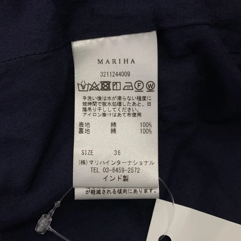 MARIHA / マリハ | コットン ノースリーブワンピース | 36 | レディース