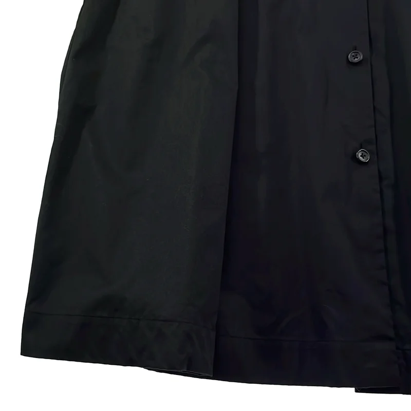 MARGARET HOWELL / マーガレットハウエル | 2023AW | WASHED COTTON SATIN コットン シルク ロング シャツ ワンピース | 1 | レディース