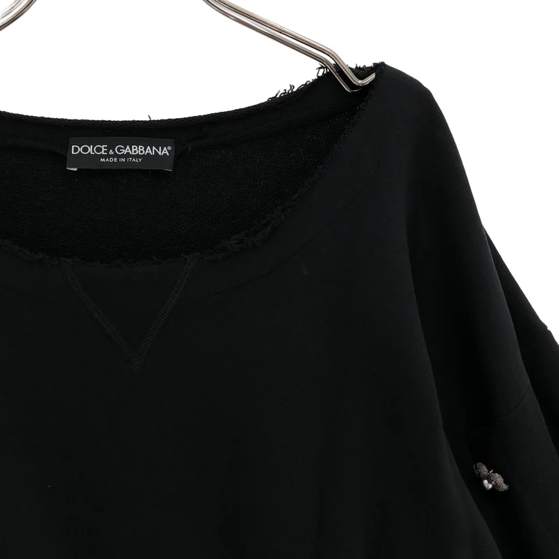 DOLCE＆GABBANA / ドルチェ＆ガッバーナ | カットオフ スウェット トップス | 40 | レディース