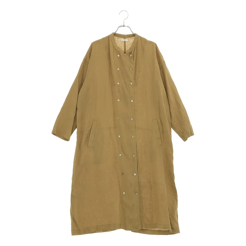 fog linen work / フォグリネンワーク | リネン スタンドカラー シャツワンピース |