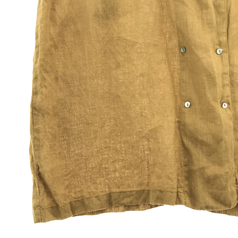 fog linen work / フォグリネンワーク | リネン スタンドカラー シャツワンピース |