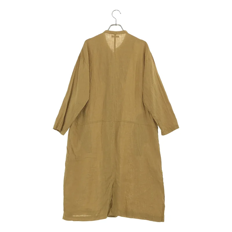 fog linen work / フォグリネンワーク | リネン スタンドカラー シャツワンピース |