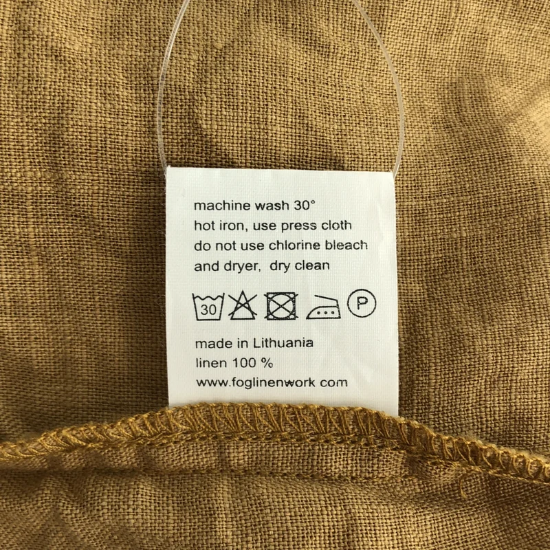 fog linen work / フォグリネンワーク | リネン スタンドカラー シャツワンピース |