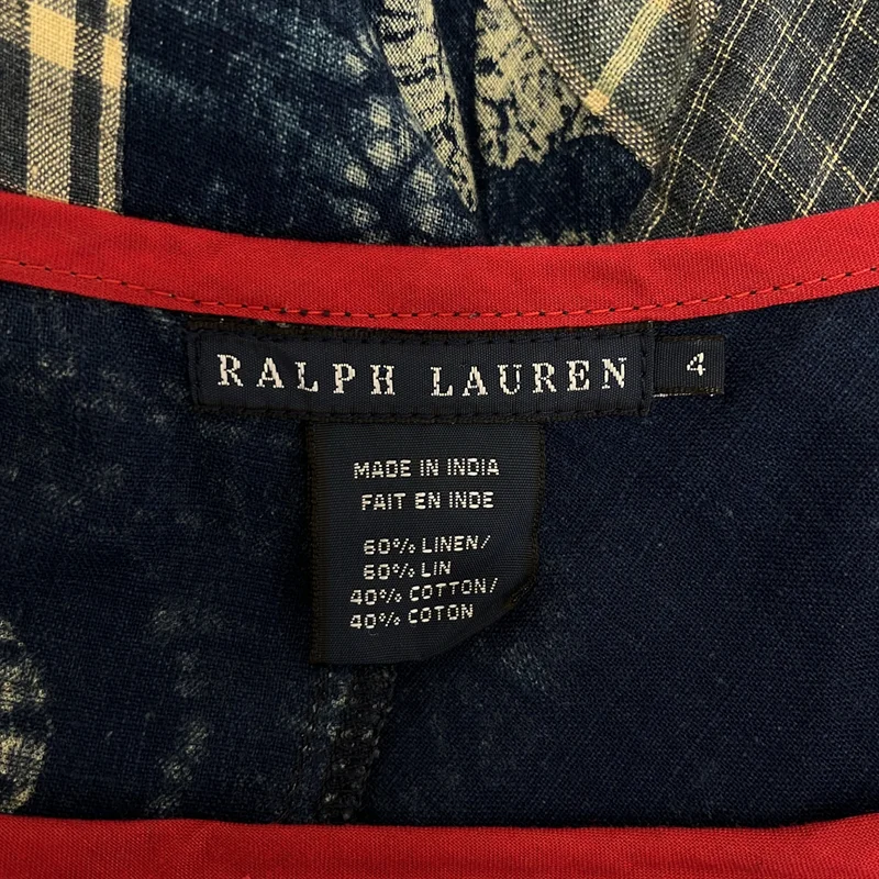 RALPH LAUREN / ラルフローレン | 総柄 パッチワーク ボリュームスカート | 4 | レディース