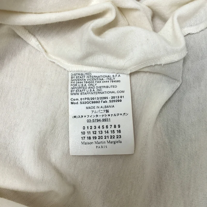 Maison Martin Margiela / メゾンマルタンマルジェラ | 2013SS | AIDS / エイズ ロゴ Tシャツ カットソー | S | レディース