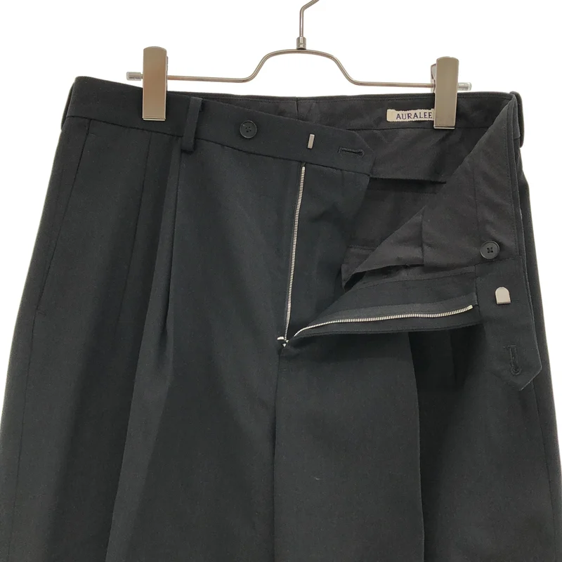 AURALEE / オーラリー | 2026SS | LIGHT WOOL MAX GABARDINE TWOーTUCK SLACKS / ライトウールマックス ギャバジン 2タック スラックス | 3 | メンズ