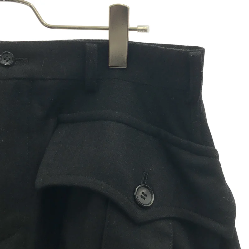 COMME des GARCONS HOMME PLUS / コムデギャルソンオムプリュス | 2025AW | ウール ポケットショーツ ワイドパンツ | S | メンズ