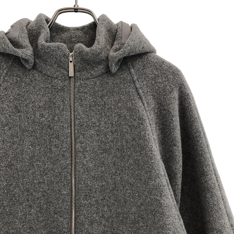 LACOSTE / ラコステ | フーデットハーフコート BF3266 | 34 | レディース